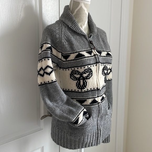 Aritzia TNA Sea to Sky Lambswool Zip Cardigan -Small fit! - Picture 6 of 12